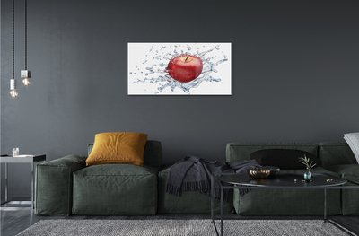 Akrilkép Piros alma a vízben