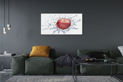 Akrilkép Piros alma a vízben