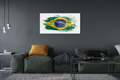 Akrilkép zászló Brazília