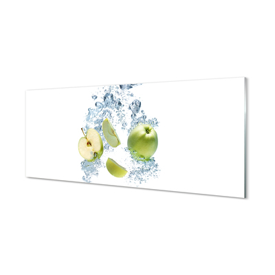 Akrilkép Víz alma szeletelve