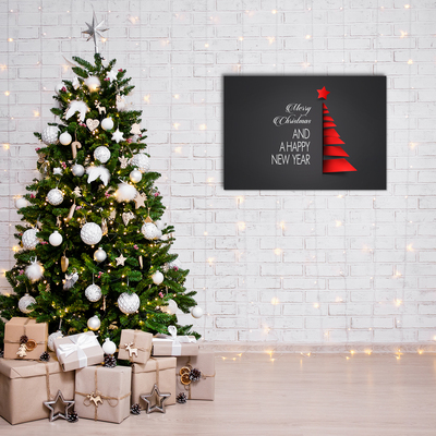 Akrilkép Absztrakció A karácsonyfa dekorációja