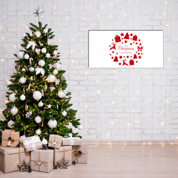 Akrilkép Karácsonyi ünnepi díszek