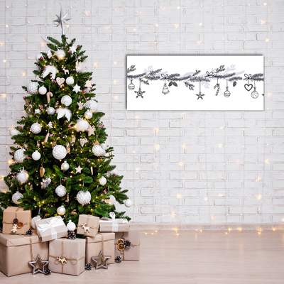 Akrilkép Karácsonyi dekorációk. Téli dekorációk