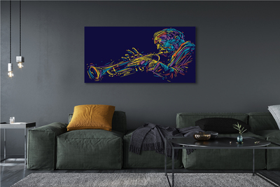 Canvas képek trombita férfi