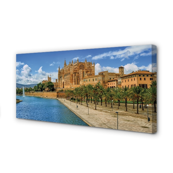 Canvas képek Spanyolország gótikus katedrális tenyér