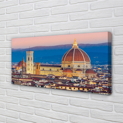 Canvas képek Olaszország székesegyház panoráma éjszaka