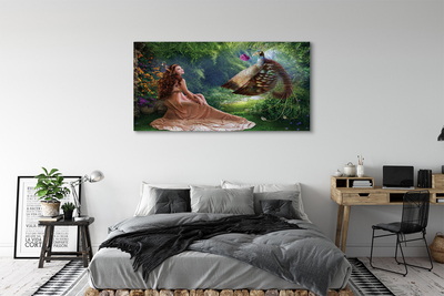 Canvas képek Fácán női erdő