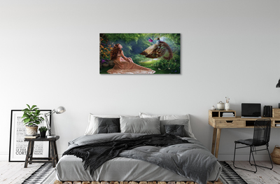 Canvas képek Fácán női erdő