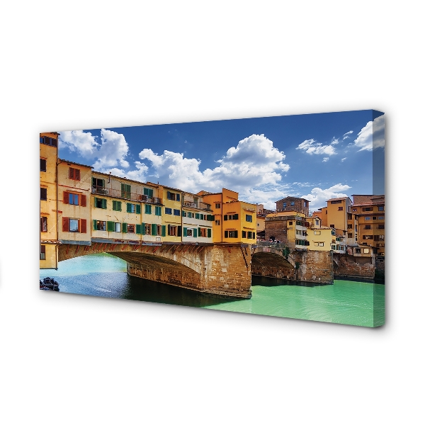 Canvas képek Olaszország River Bridges épületek