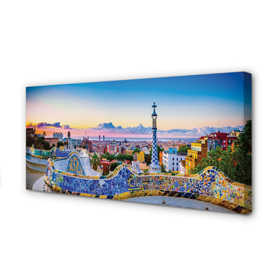 Canvas képek Spanyolország a város panorámája