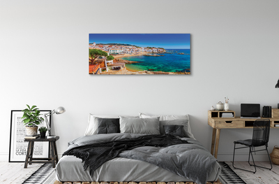 Canvas képek Spanyolország strand város parton