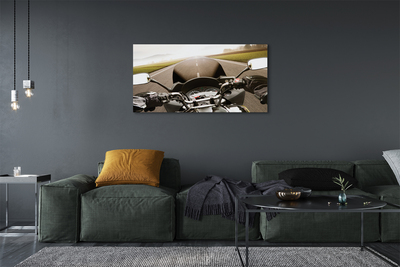 Canvas képek Motorkerékpár út ég tetején