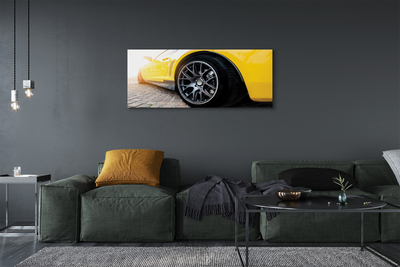 Canvas képek sárga autó