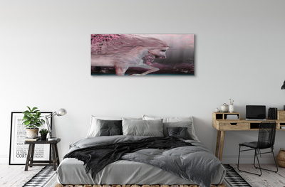 Canvas képek Unicorn fák tó