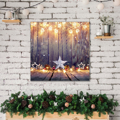 Canvas képek Karácsonyi fény karácsonyi díszek