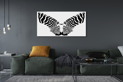 Canvas képek Mirror zebra