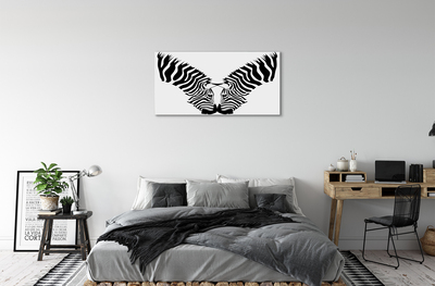 Canvas képek Mirror zebra