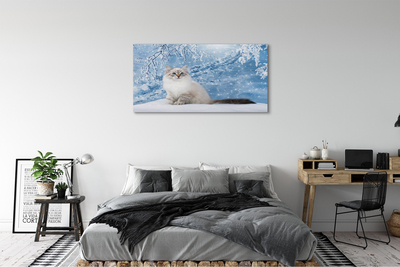 Canvas képek macska télen