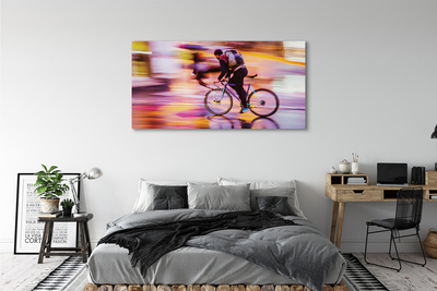 Canvas képek Kerékpár lámpa férfi