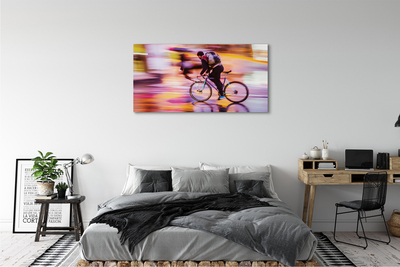 Canvas képek Kerékpár lámpa férfi