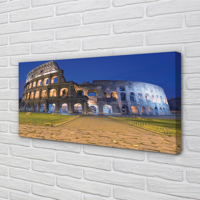 Canvas képek Sunset Róma Colosseum