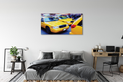 Canvas képek Sárga taxi Város