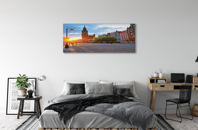 Canvas képek Gdańsk óvárosának napkelte