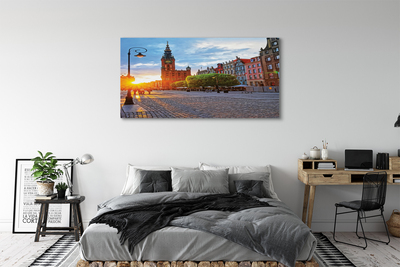 Canvas képek Gdańsk óvárosának napkelte