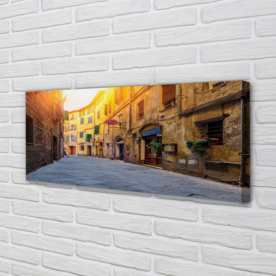 Canvas képek Olaszország Street épületek