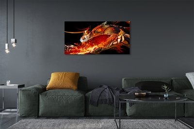 Canvas képek Tűzokádó sárkány
