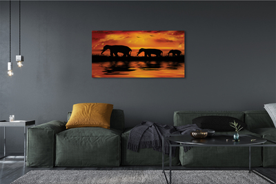 Canvas képek West Lake elefántok