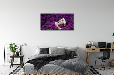 Canvas képek női lila