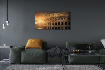 Canvas képek Róma Colosseum naplemente