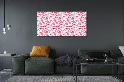 Canvas képek rózsaszín madarak