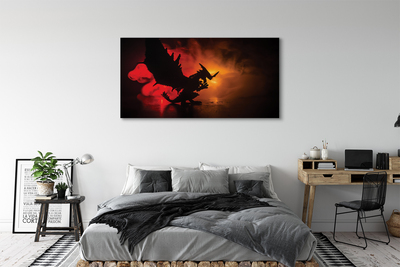 Canvas képek Fekete sárkány felhők