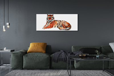 Canvas képek festett tigris