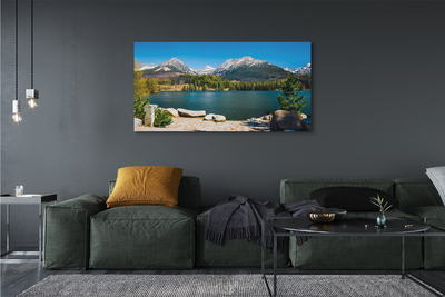 Canvas képek hegyi tó