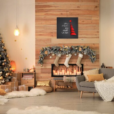 Canvas képek Absztrakció A karácsonyfa dekorációja