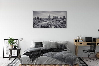 Canvas képek Varsó felhőkarcolók panoráma