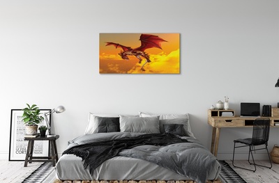 Canvas képek Felhők ég sárkány