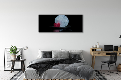 Canvas képek A szív a hold