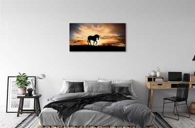 Canvas képek Unicorn naplemente