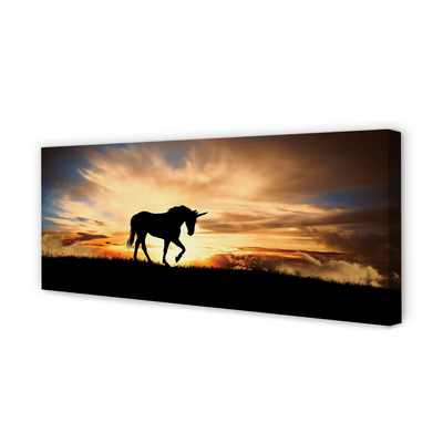 Canvas képek Unicorn naplemente