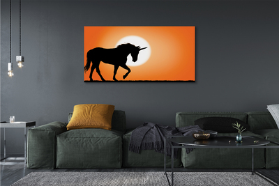 Canvas képek Sunset Unicorn