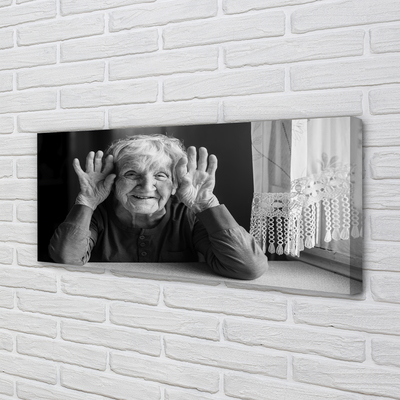 Canvas képek idős asszony