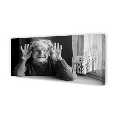 Canvas képek idős asszony