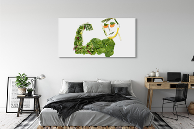 Canvas képek Karakter zöldségekkel