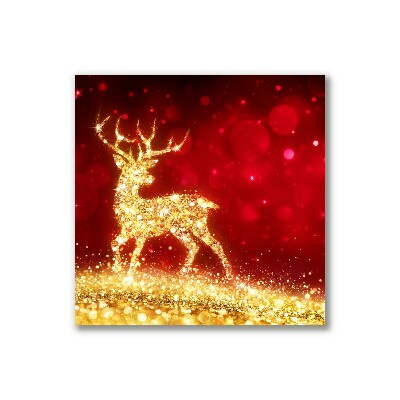 Canvas képek Az Arany Rénszarvas. Karácsonyi dekoráció