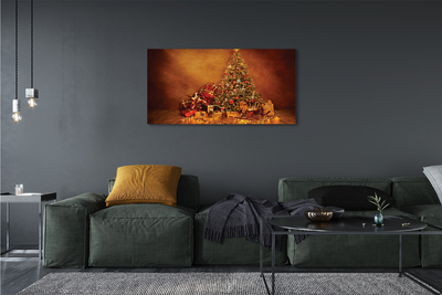 Canvas képek Karácsonyi fények dekoráció ajándékok