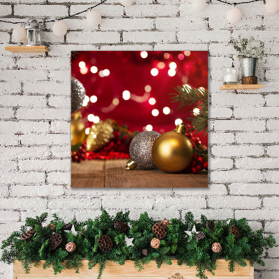 Canvas képek Karácsonyfa. Karácsonyi díszek